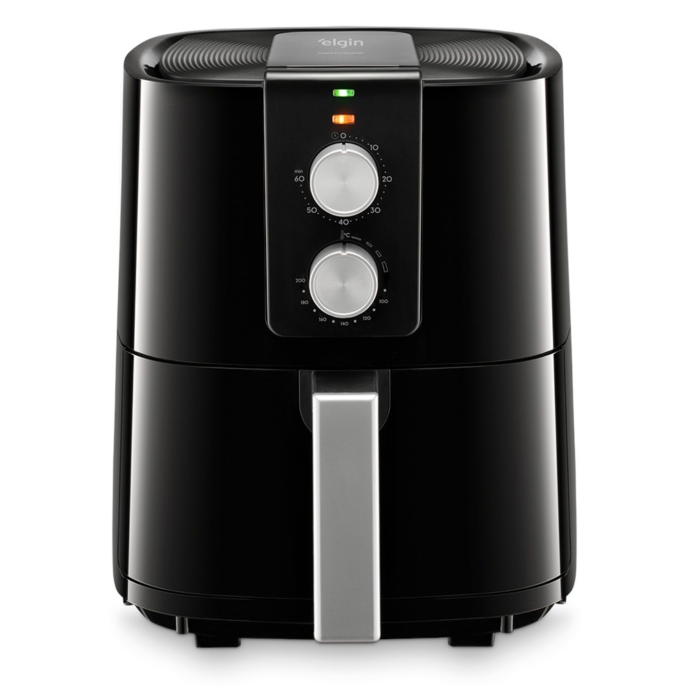 Fritadeira elétrica sem óleo Air Fryer 5,5 L 1700 Watts Cuisine Fry Gourmet Elgin (110V