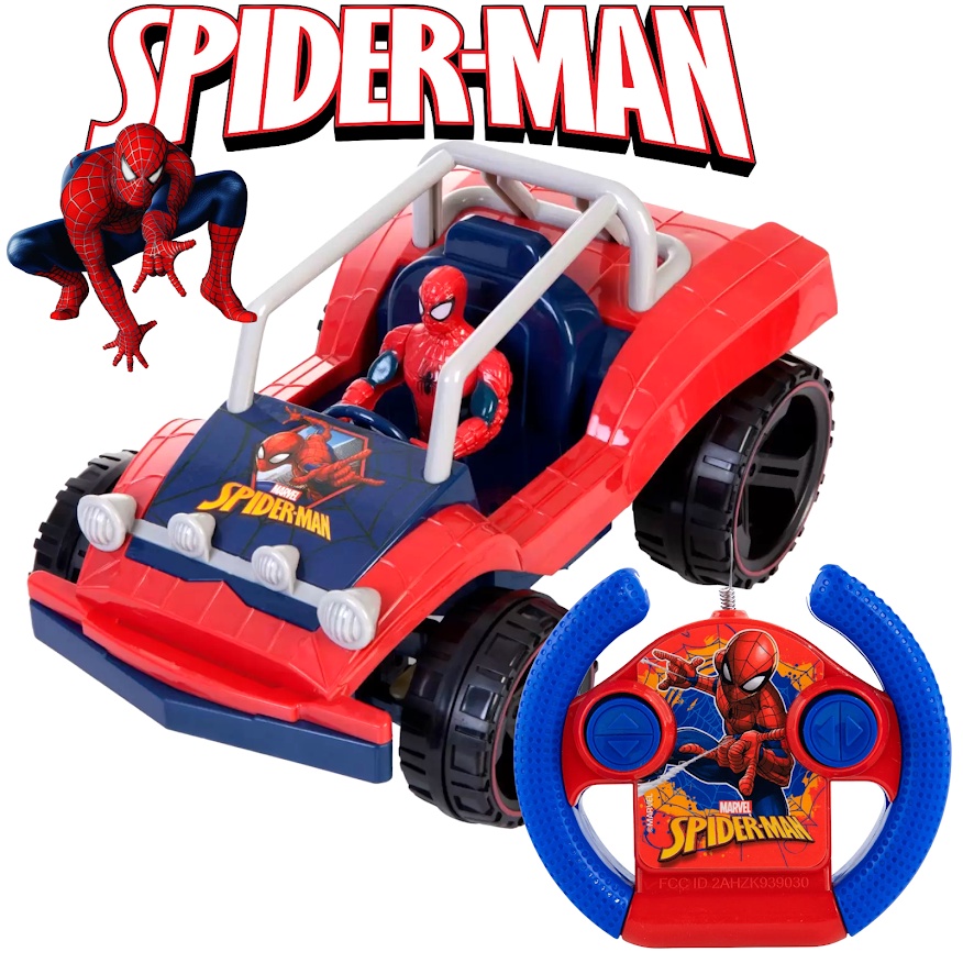 Carro de Controle Remoto - Buggy Hero - Homem-Aranha - Candide -  superlegalbrinquedos