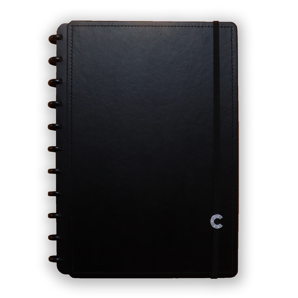 Caderno Inteligente Grande 80 Folhas Black