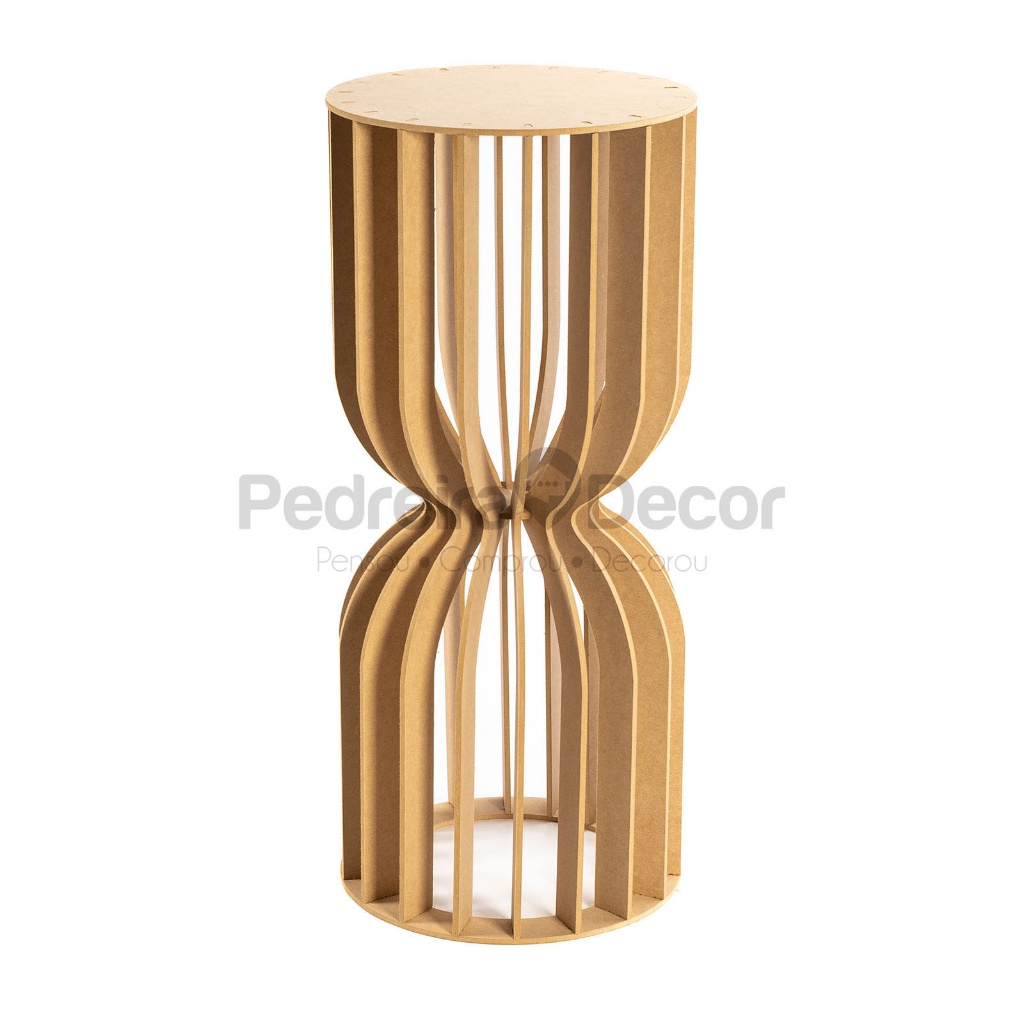 Mesa Cilindro Detalhado 80cm Novidade Lançamento Promoção