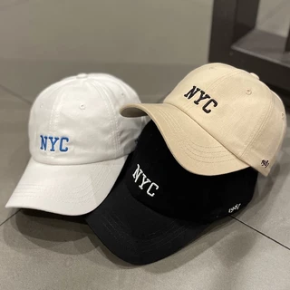 NYC Boné De Basebol Letra Bordado Fashion Homens Chapéu De Sol Feminino