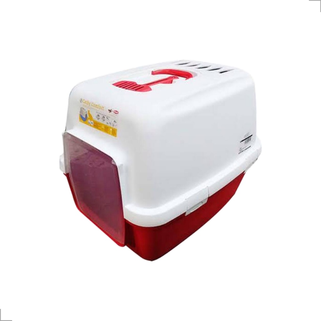 Banheiro Fechado Caixa de Areia Para Gatos Chalesco Happy Cat G