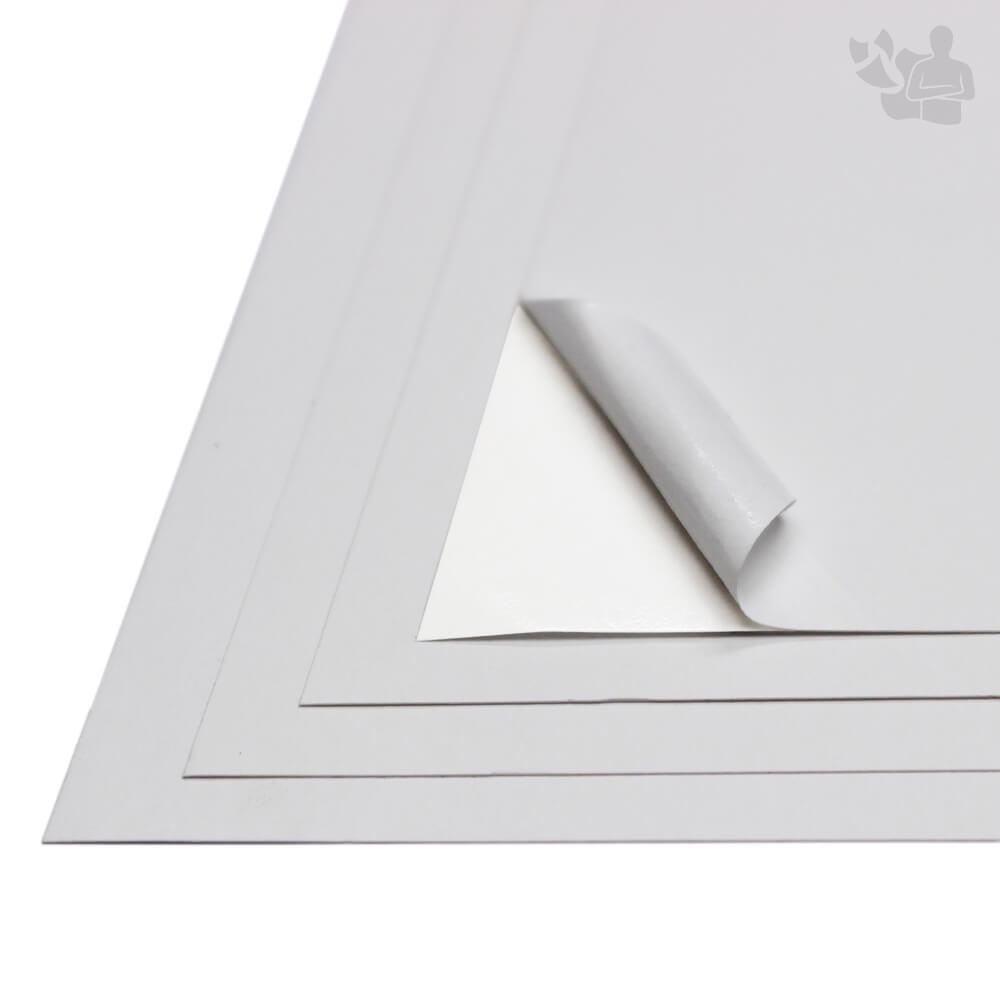 Papel Adesivo Branco Fosco Adespan Fasson A3 100 Folhas