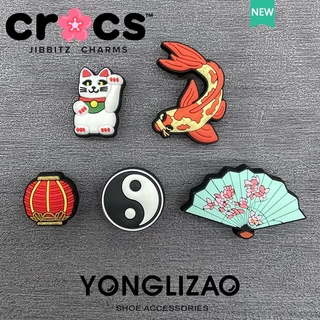 Jibbitz Crocs sapato fivela buraco acessórios de sapato gato bonito 2023 novo estilo Crocs sapatos flor DIY fivela decorativa