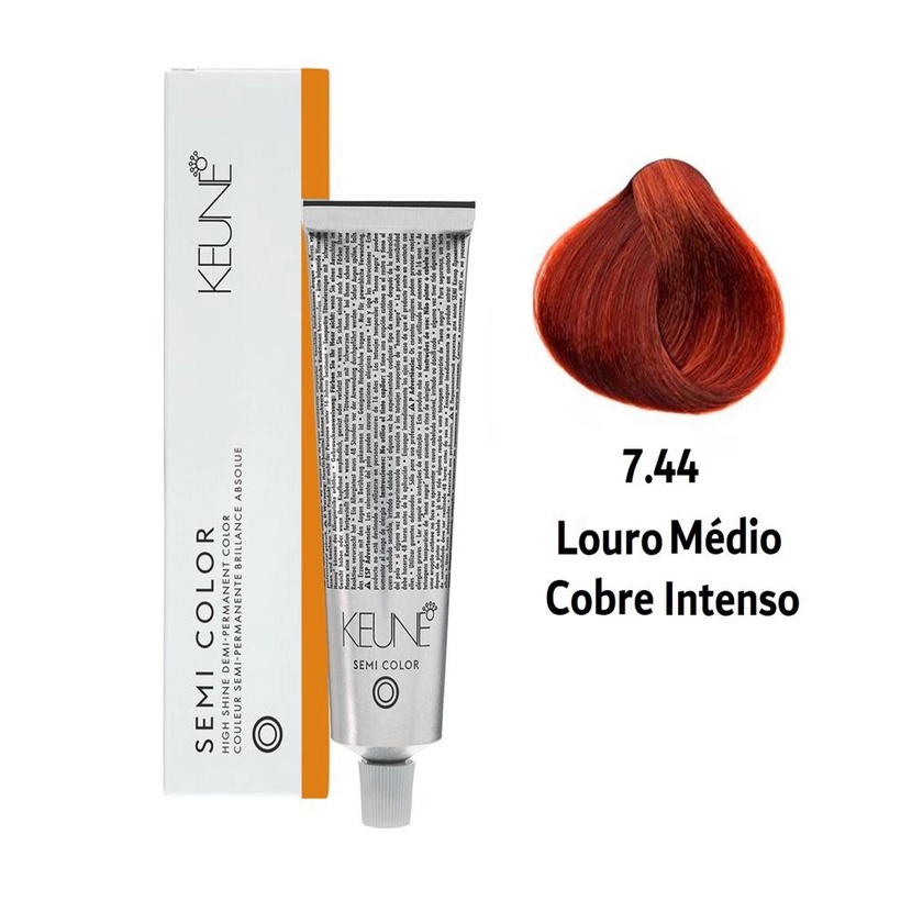 Tinta Keune Semi Color 7.44 Louro Medio Cobre Intenso 60ml