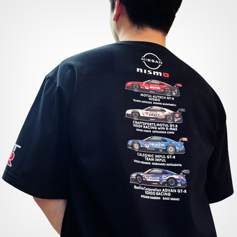 ((Estoque Pronto) GTR Short Sleeve nismo super gt Camiseta Comemorativa JDM Deus da Guerra R35 Fórmula F1 Mercadoria de Corrida