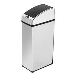Lixeira Automatica Sensor Inox Polido 3 Lts Litros Quadrada