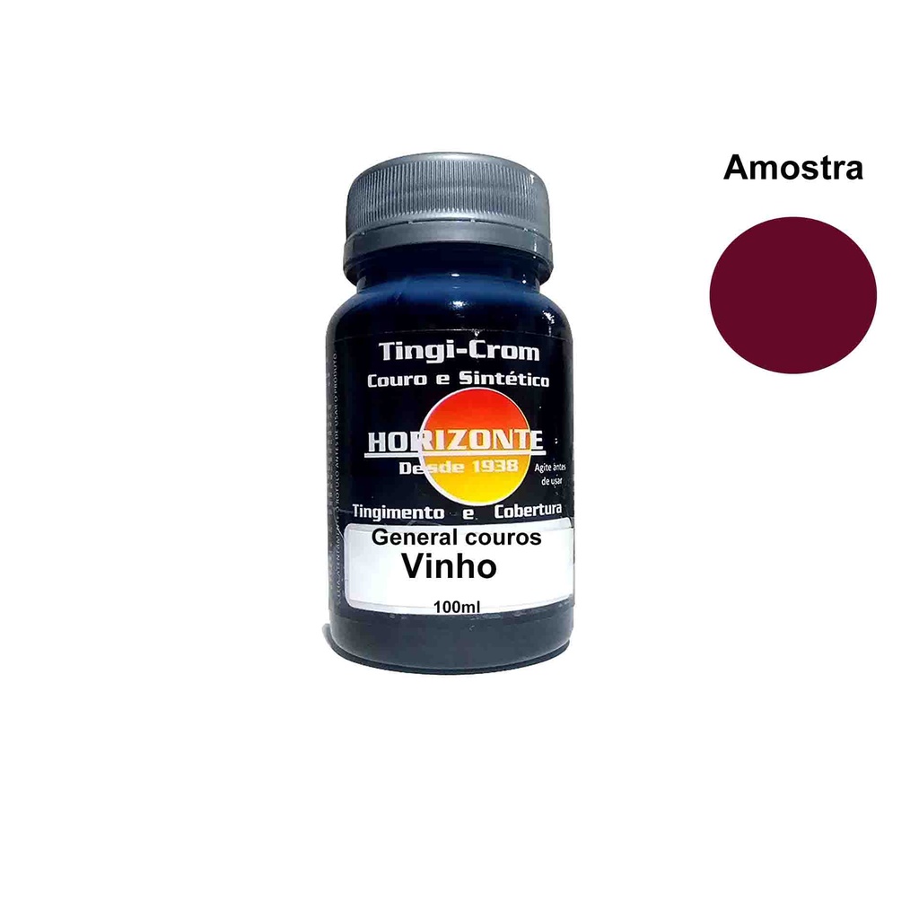 Tinta Para Couro Vinho Tingicr 100ml Couros E Sintético