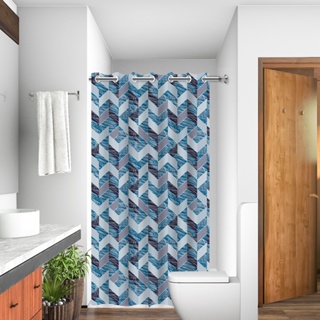 Cortina de Box Várias Estampas Inteira com Ilhós - Envio Rápido