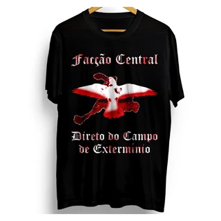 Camiseta Facção Central Direto Do Campo de Extermínio ALIPRALDI