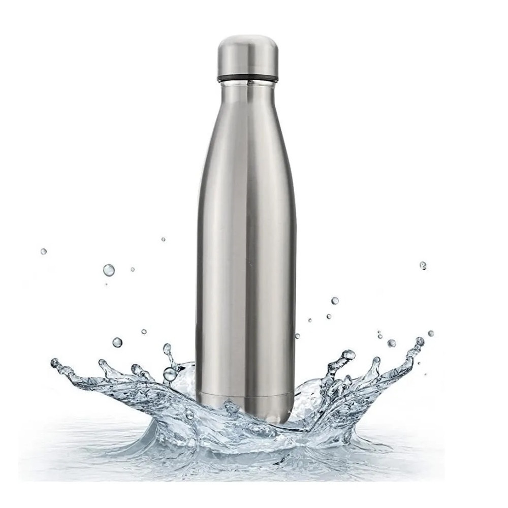 Garrafa Inox 750ml Squeeze Água Gelada Caminhada Academia