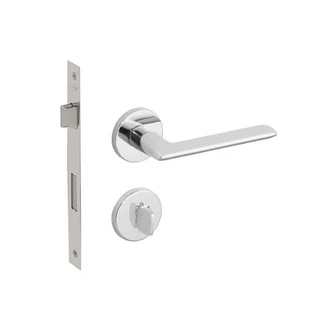Fechadura para Banheiro Zamak Kyhe 2 com Roseta Cromado CJB781B19CR00 Imab