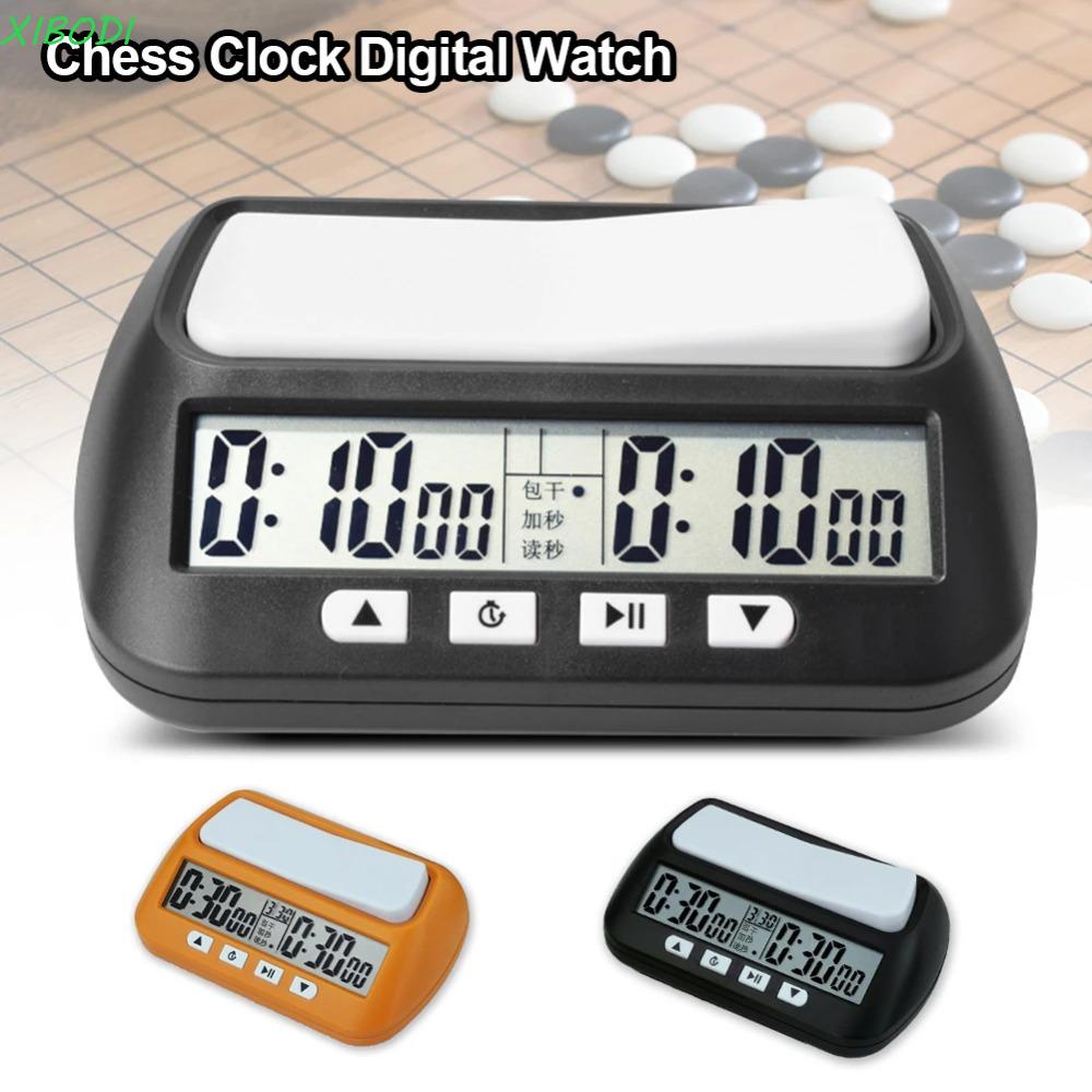 Relógio de xadrez mecânico para relógio temporizador de jogo de