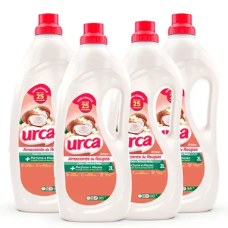 Kit 4 Amaciante Urca Ternura Baby - 2L