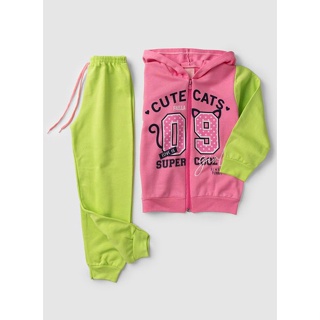 Conjunto Moletom Flanelado Infantil Menina Feminino 2 ao 14