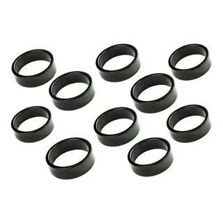 Kit 10 Arruela Calço Espaçador Direção Aheadset 10mm Preto