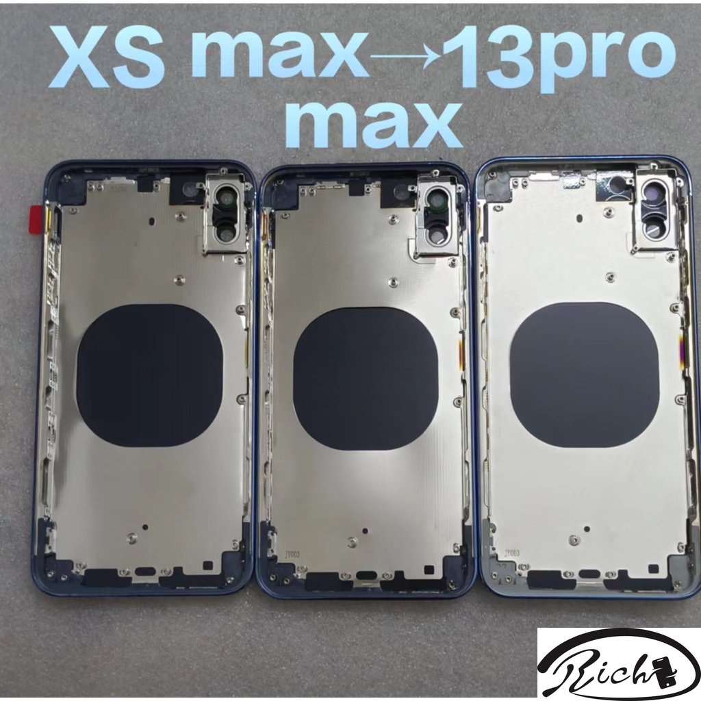 Diy Para iPhone XS max 13pro Carcaça Converter Como Backshell XSmax Substituição Do Chassi