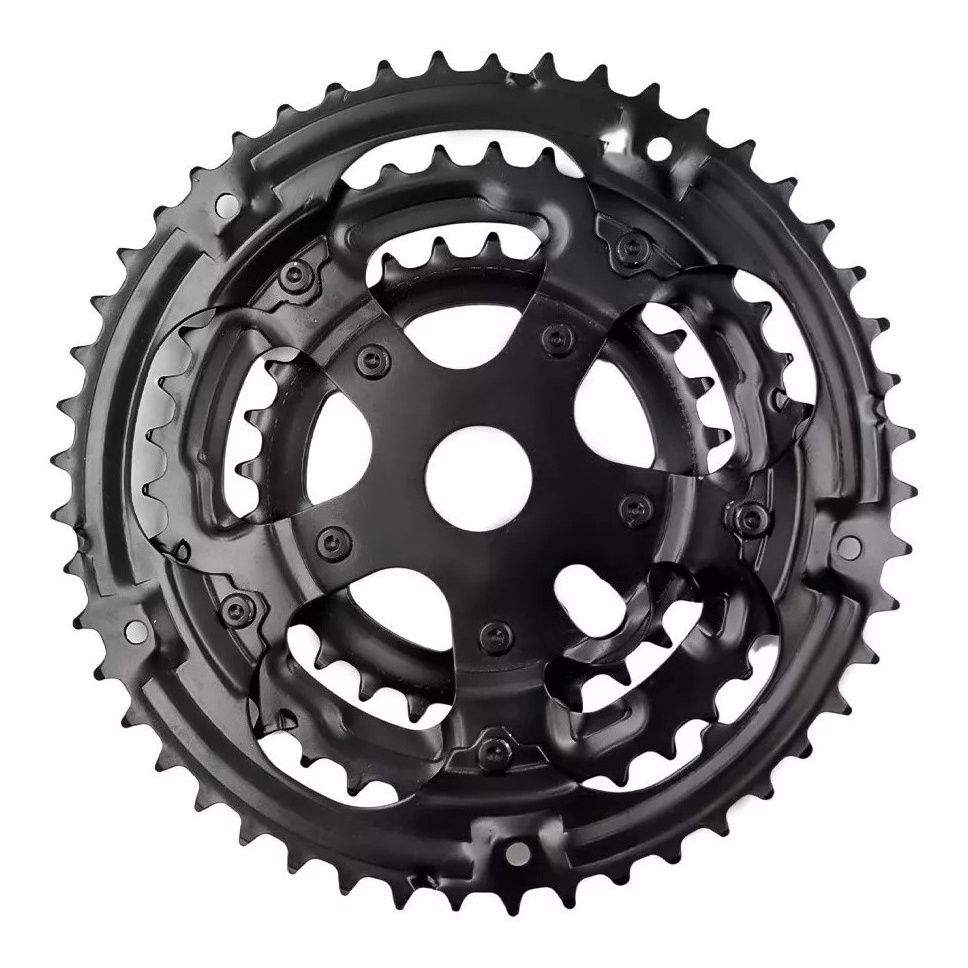 Coroa Engrenagem Monobloco Bicicleta Index Tripla 28/38/48