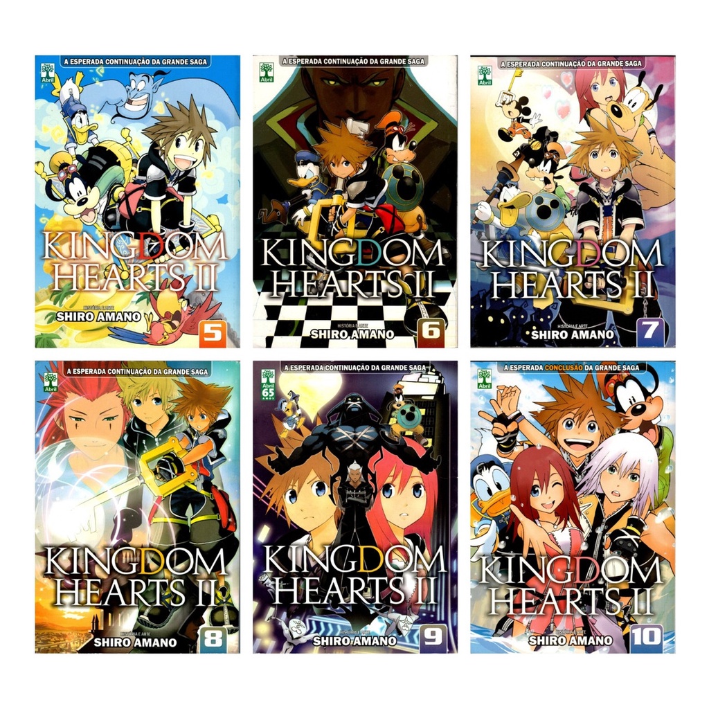 Kit Mangá Kingdom Hearts Escolha 3 Volumes