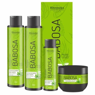 KIT CAPILAR BABOSA - 1KIT COM 4 PEÇAS