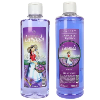 Kit Lavanda Halley Deo Colônia 250ml + Sabonete Líquido