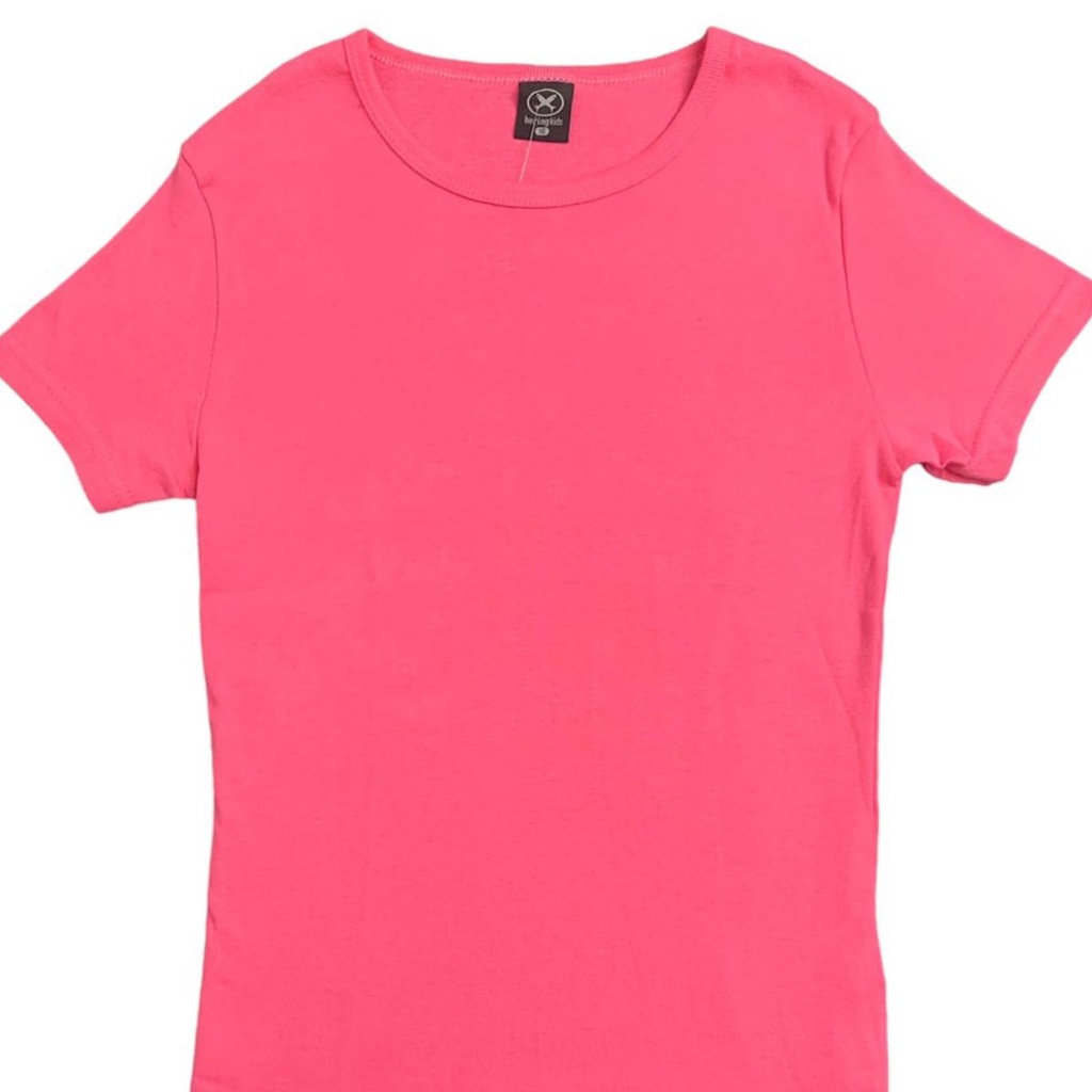 Blusa Básica Infantil Menina Manga Curta Hering Kids