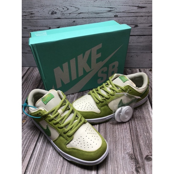 Nike Sb Dunk Low "fruta maçã verde" homens 100% alta qualidade