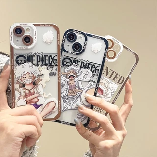 Capa Flexível De Silicone Transparente Olhos De Anjo One Piece O Sol Deus Nica Luffy Para Samsung Galaxy Note 10 Lite A81 10 Plus 20 Ultra J4 J6 Plud J2 J7 Prime G530 M23 A72 A73