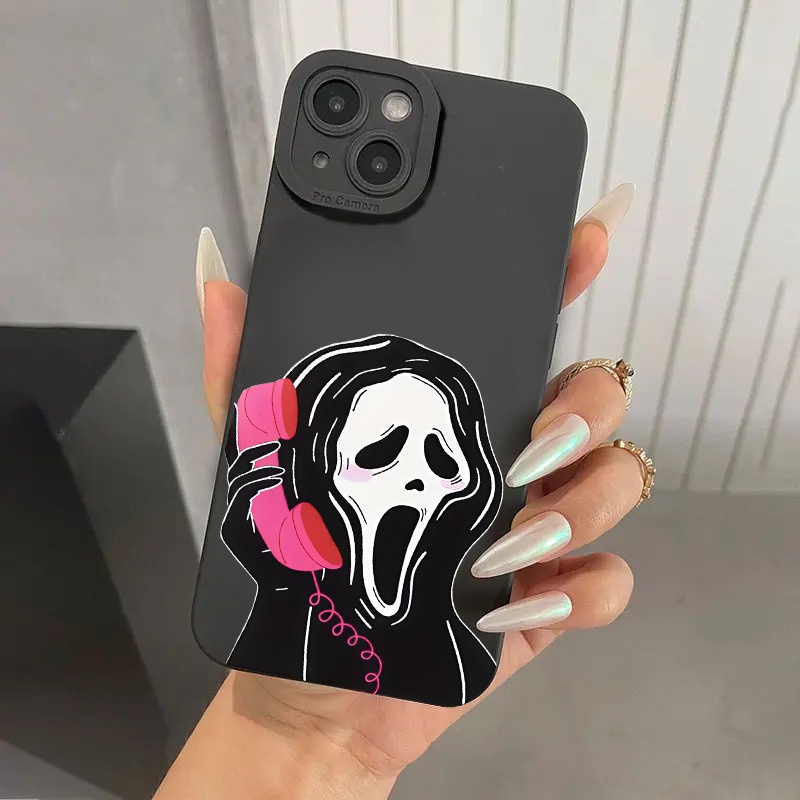 Capa De Silicone Para iPhone 15 14 Pro Max 13 12 11 XR X XS 7 8 Plus SE 2020 À Prova De Choque
