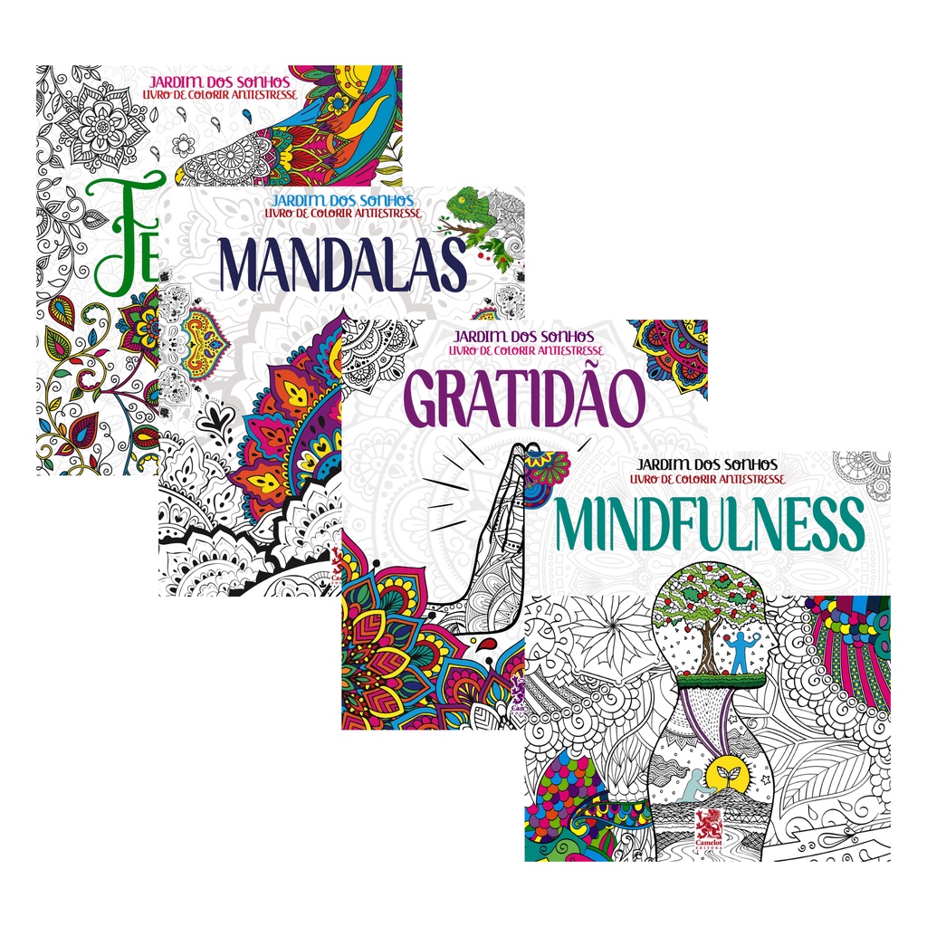 Livro de Colorir Adulto Antiestresse TodoLivro Mindfulness