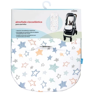 Almofada Viscoelástica para Carrinho de Bebê Estrelas 14991 Buba