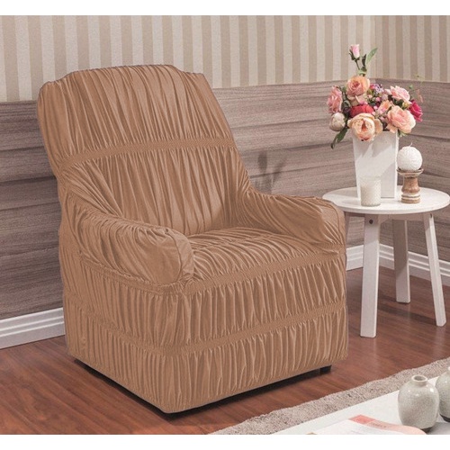 Capa De Poltrona Elasticada 1 Lugar Malha Gel Cores Variadas