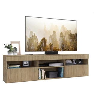 Rack TV 65" Suspenso com 2 Portas Paris Multimóveis V3326