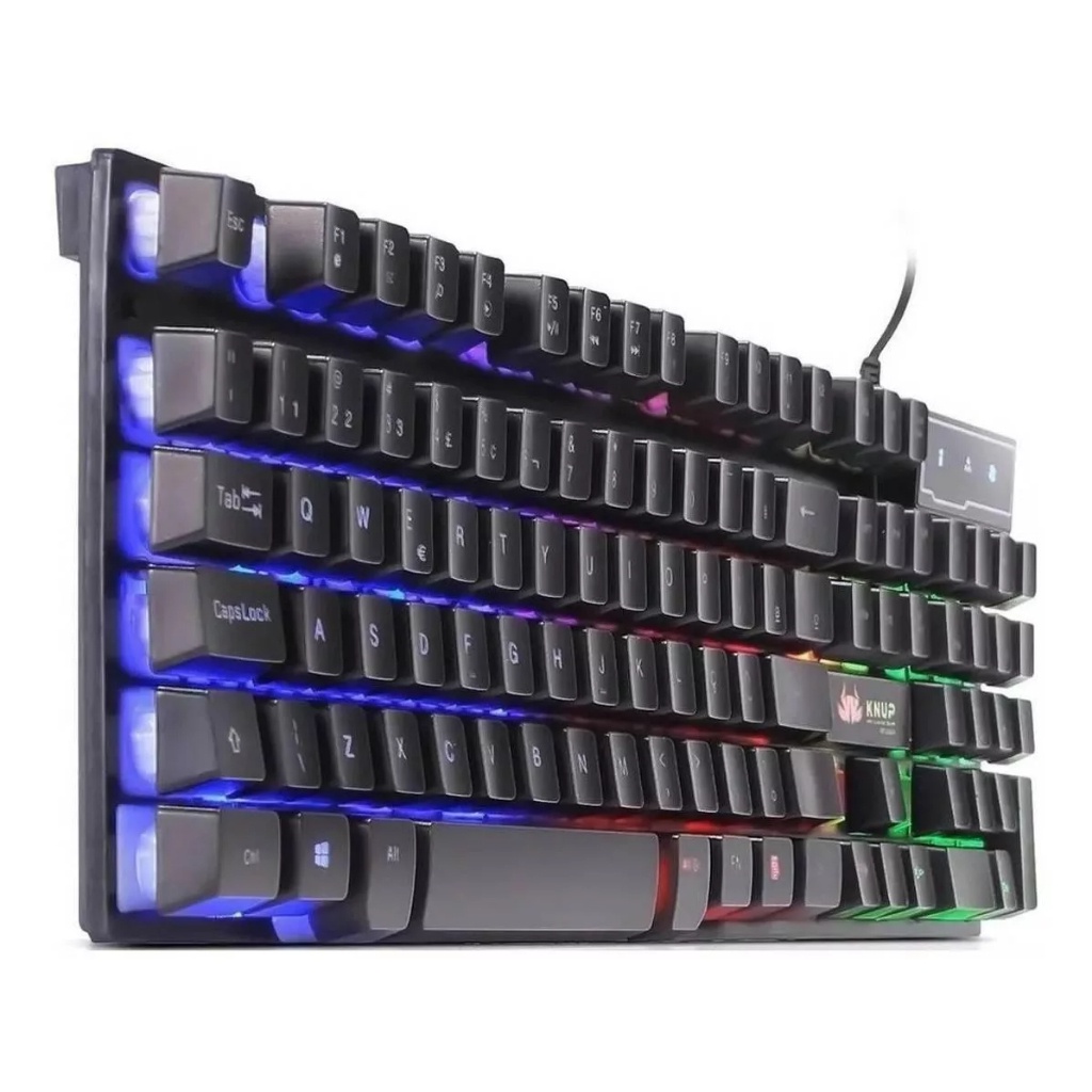 Teclado Gamer Knup Kp-2043 a Qwerty/ Português Brasil Rgb