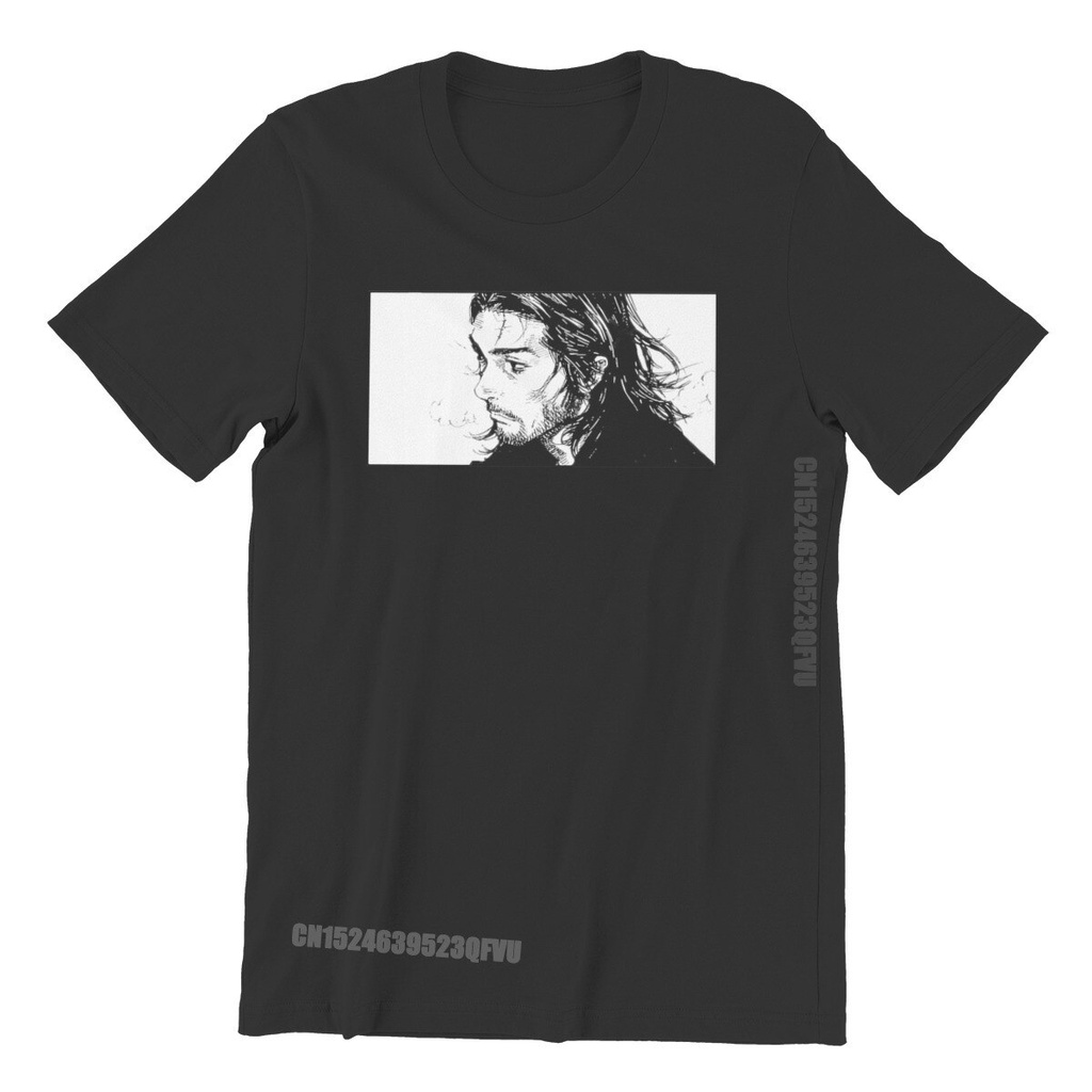 Vagabond Miyamoto Musashi Sasaki Kojiro Manga Camisetas Homem