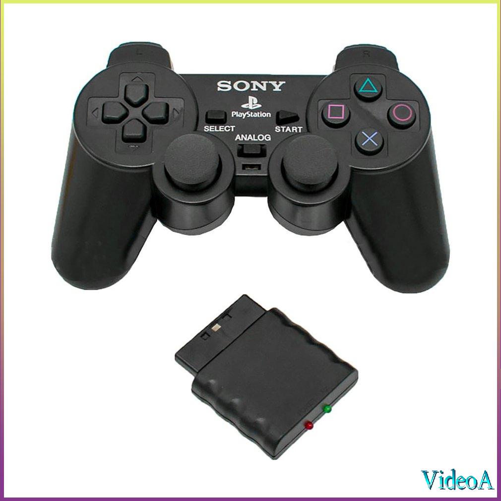 Gamepad sem fio para sony ps2 controlador para playstation 2 console  joystick dupla vibração choque joypad