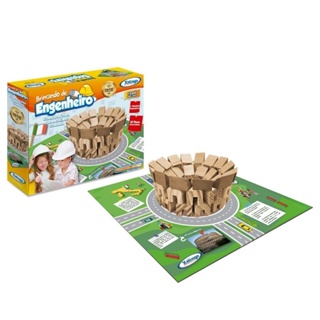 Brincando de Engenheiro Coliseu 65 Peças - Xalingo
