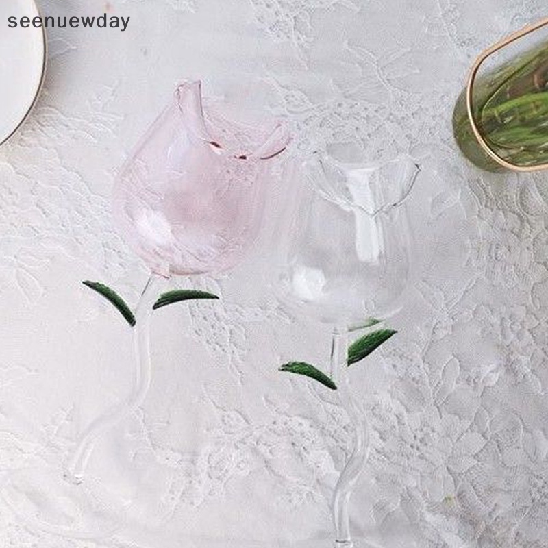 Taça de Vinho em Vidro Borossilicato Rosa 400ml - Detalhes do Acabamento - Ricaly