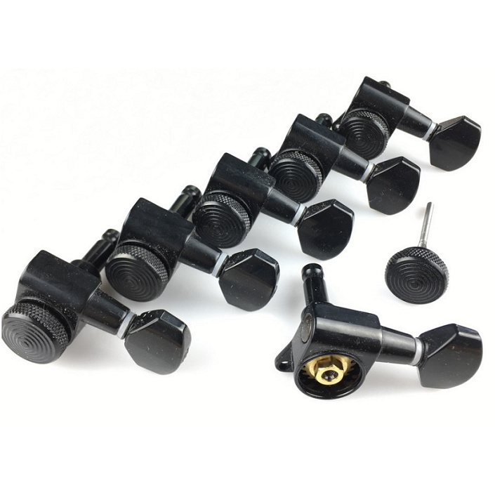 Tarraxas Com Trava Sistema Lock 6R em Linha Preto