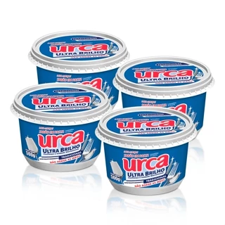 Kit 4 Sabão em Pasta Tradicional Urca 500G