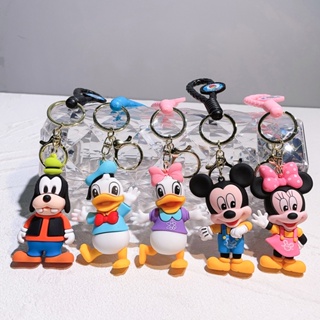 2023 Novo produto Mickey Minnie Keychain Doll Doll Couple Car Keychain Pendant Lembrança de Férias para Crianças