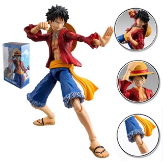 Anime um macaco D Luffy Pvc ação personagem coleção estátua modelo boneca de brinquedo infantil 17 cm