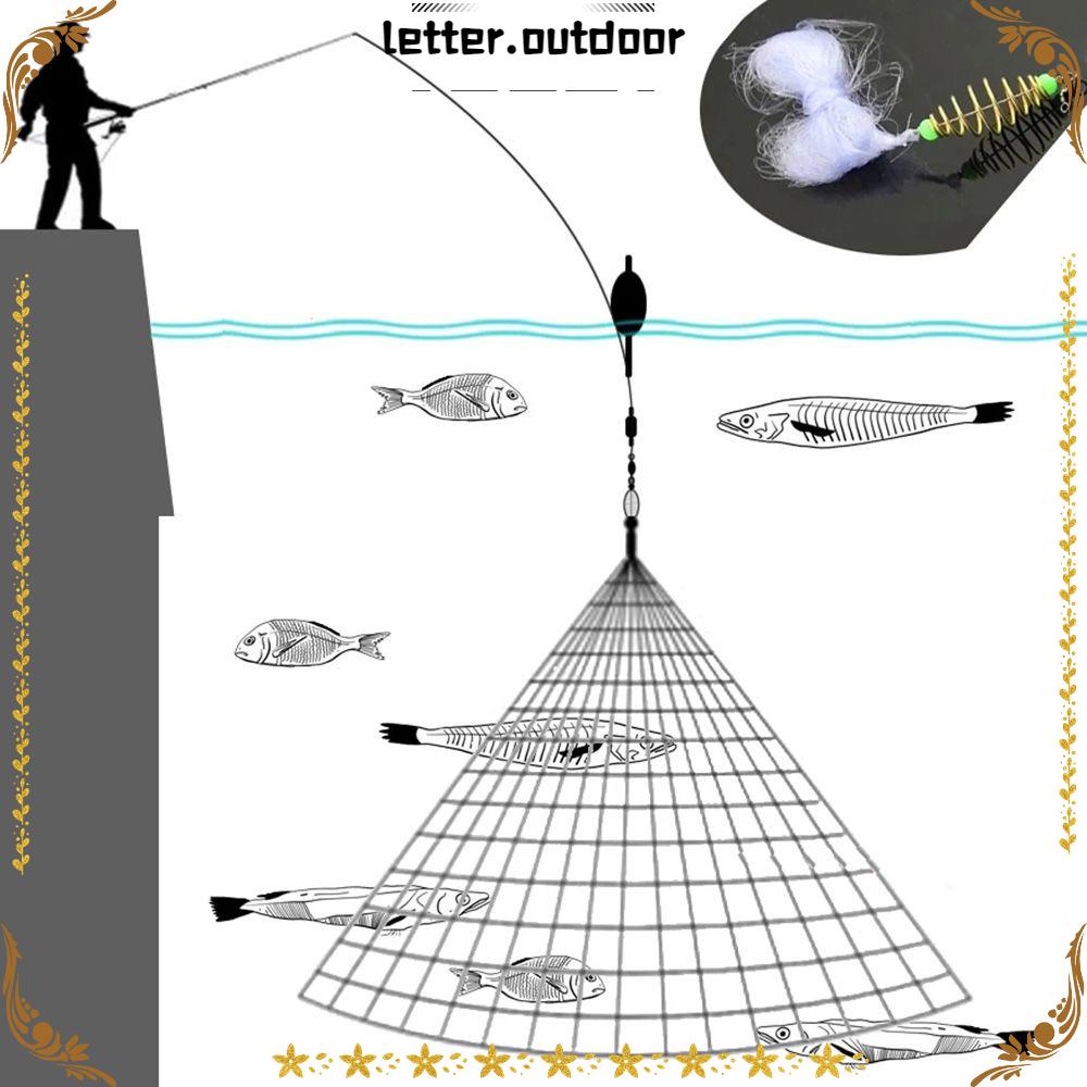 LO Luminosa Talão De Cobre Shoal Armadilha Malha Gelo Pesca Armadilhas De Acessórios Rede Net Peixe