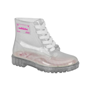 Bota clearance infantil transparente