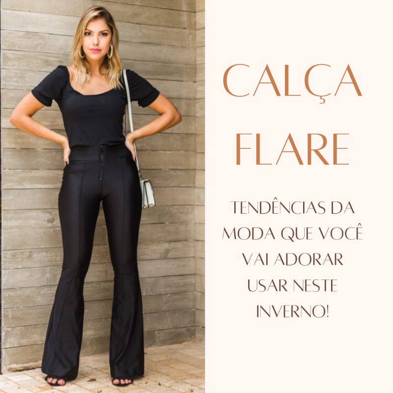 Calça store flare morina