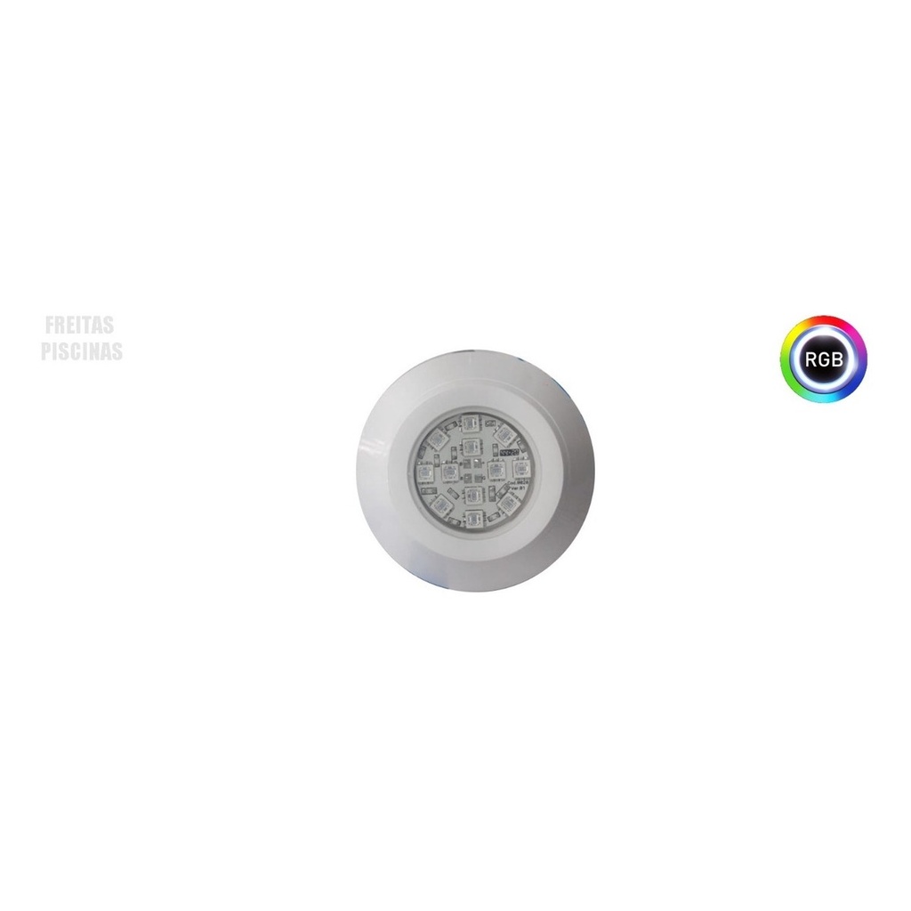 Super Led 9w Rgb P/ Piscinas - Iluminação 16m²