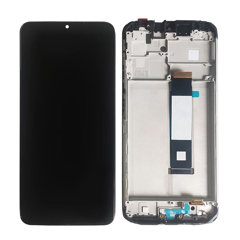 VIVID LCD Para Xiaomi POCO M3&Redmi 9T Com Aro Tela Frontal Display Compativel M2010J19CG M2010J19SG