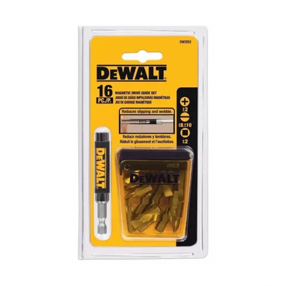 Jogo De Bits Com Guia Magnetica 16 Pecas Dw2053 Dewalt