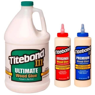 Kit Cola para Madeira Original e II Premium 473ml e III Ultimate 4,1Kg Titebond