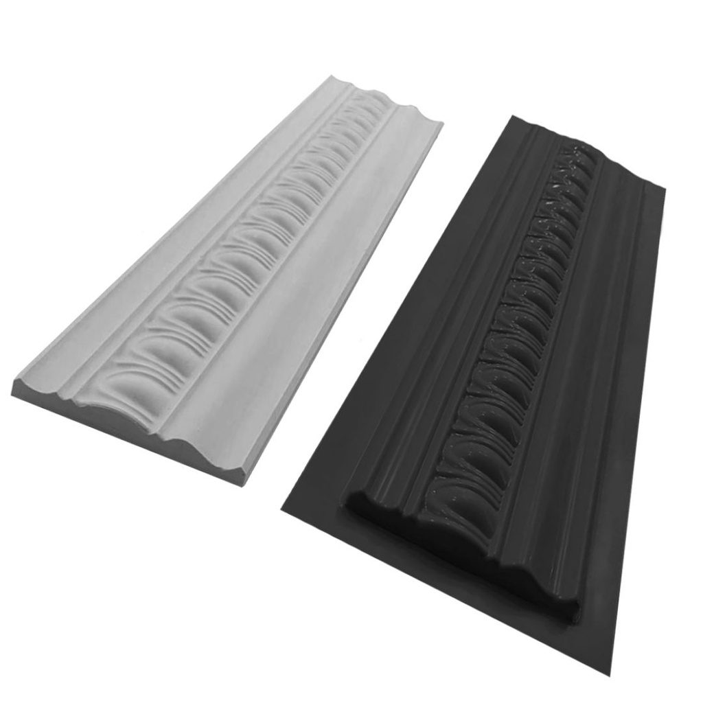 Forma Para Moldura Rodateto Rodapé Em Gesso - Mo09 | Shopee Brasil